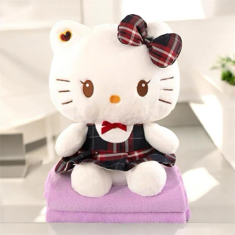  Gấu Bông Koromi và Melody 2in1 Kèm Chăn Gấu Ôm Deco Phòng - Thú Nhồi Bông - Thú Bông hello  kitty 