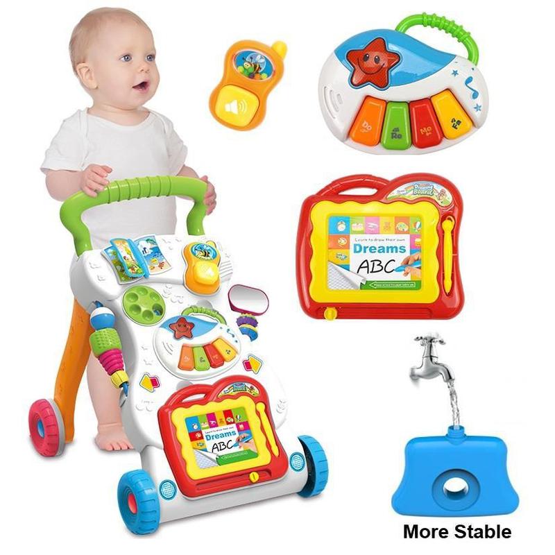 Product Introduction of Baby Walker Toddler Push Music Walker, education learning toys toy Musical Push Walker 24