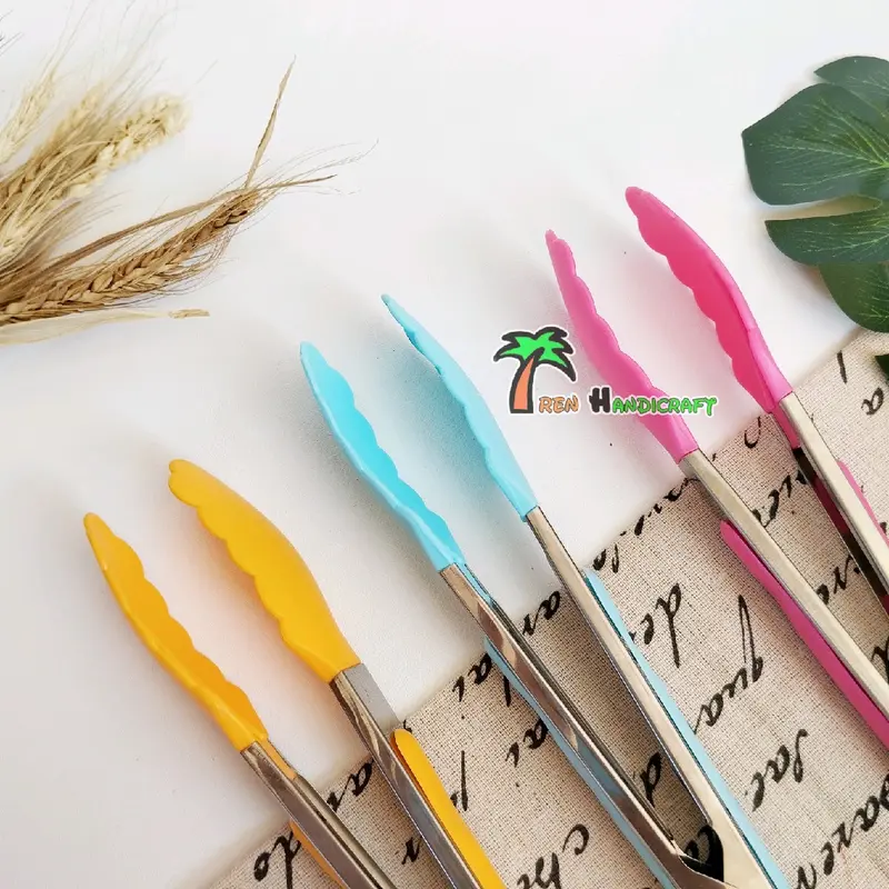 ARENHANDICRAFT Pencapit Makanan Stainless Warna 2