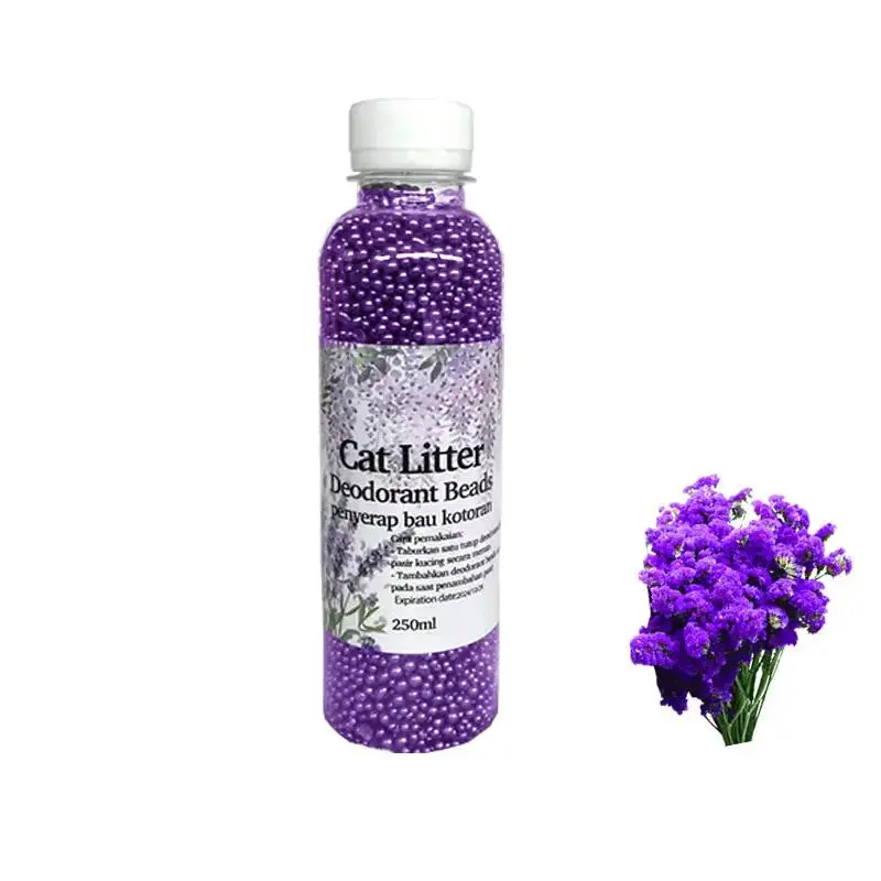 Pet Litter Deodorant, 1 Set Pet Odor Remover Beads, Pet Litter Box Deodorizer, Pet Litter Cleaner For Cat Litter Box, Ideal for Cat Litter and Pet Cleaning Supplies, Cat and Dog Accessories