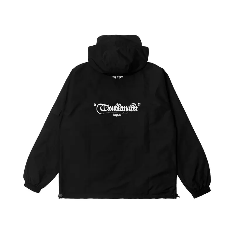 Metaphores Pullover Jacket Gropcore Troublemaker - Black 1