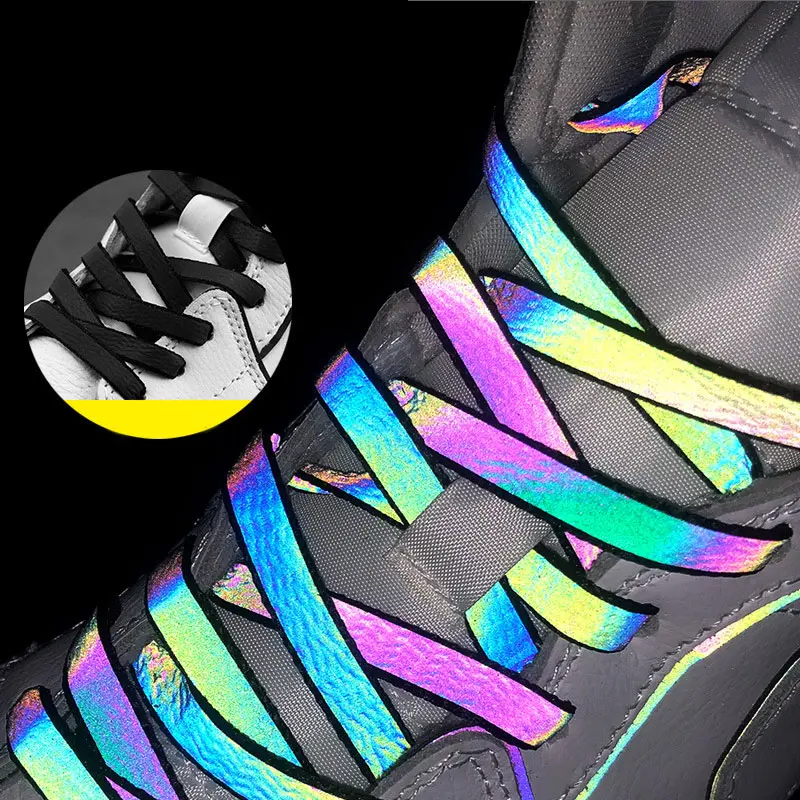 1 Pair Luminous Shoelaces Flat Sneakers Canvas Shoe Laces Glow In The Dark Night Color Fluorescent Shoelace 120/140/160cm