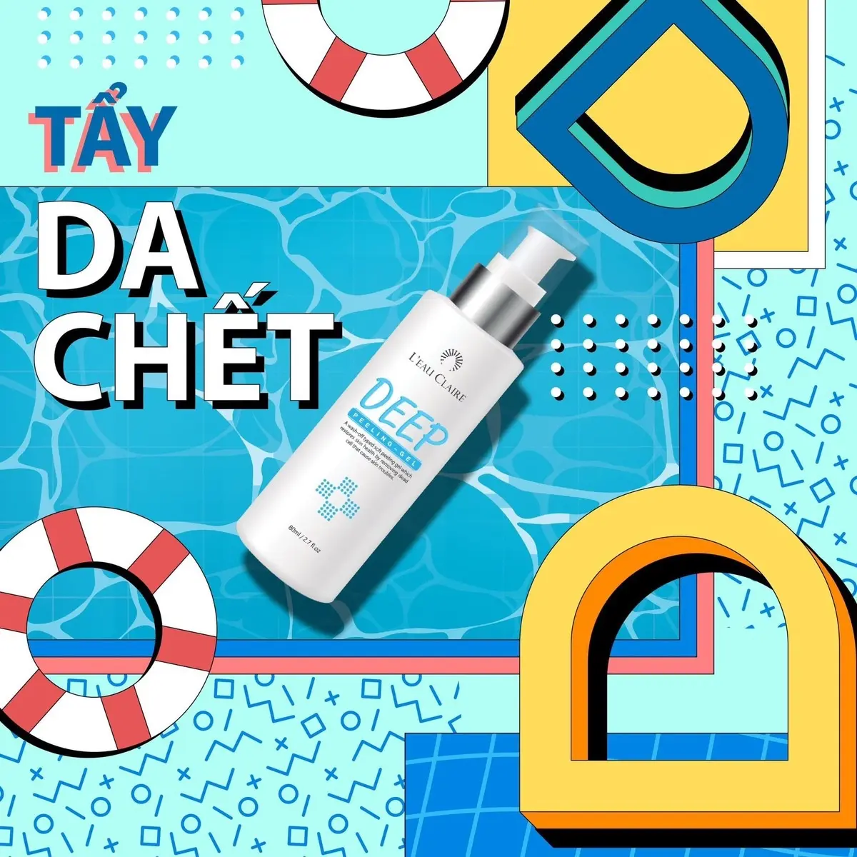 Tẩy da chết face Leau Claire Korea