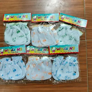 OBRAL MURAH / 3 Pasang sarung Tangan Dan Sarung Kaki Bayi / Sartaki Bayi Motif / Untuk Usia Baru Lahir