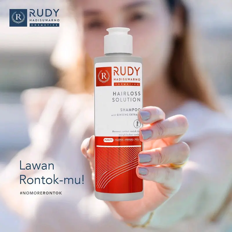 RUDY HADISUWARNO RUDI HADISUWARNO HAIRLOSS HAIR LOSS SOLUTION SHAMPOO 200ML RAMBUT RONTOK 1