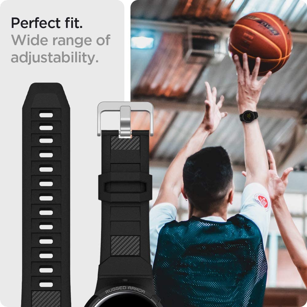 Case Strap Samsung Galaxy Watch Active 2 44mm Spigen Rugged Armor Pro