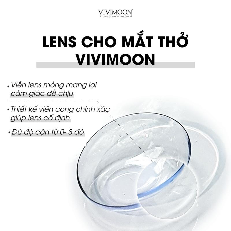 Product Introduction of Kính áp tròng Jupiter Gray lens khóa ẩm cận VIVIMOON màu xám pha ánh vàng 6 tháng (Giá 01 đôi) 3