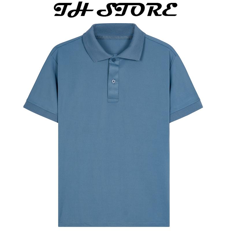 Áo thun polo nam trơn TH store vải cá sấu co giản 4 chiều Nhiều màu Menswear Shirt