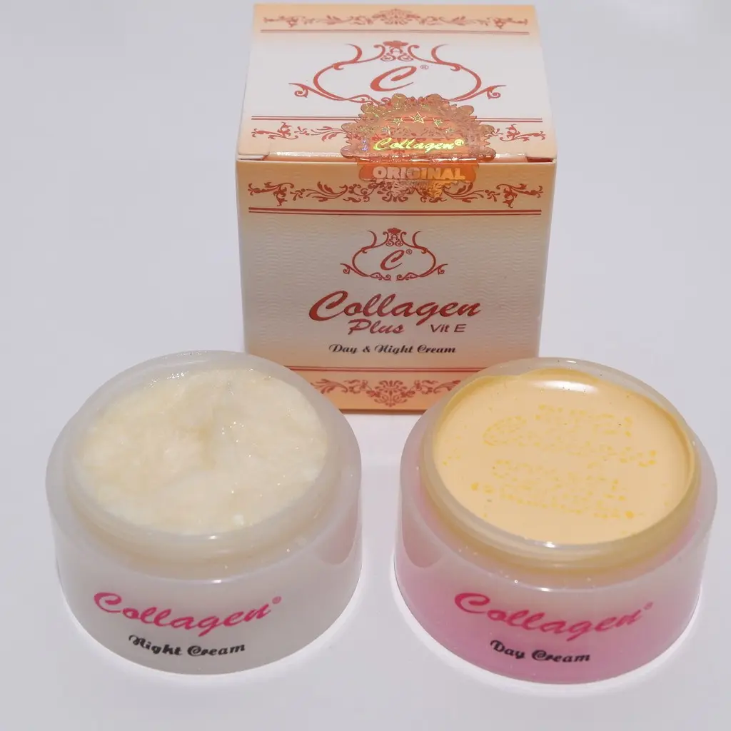 [ 6pcs ] Cream Collagen Cream Siang & Malam Cream Original