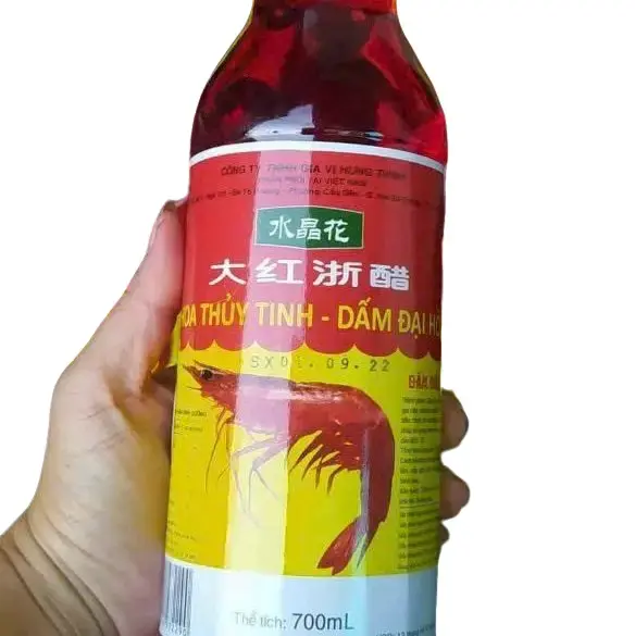 Dấm tôm - Dấm hồng  [1chai, thể tích 700ml]