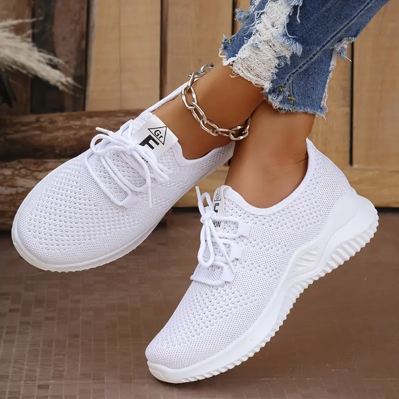 Women's Slip-On Casual Sneakers: Breathable Low-Top Sporty Trainers for Fitness and Everyday Wear