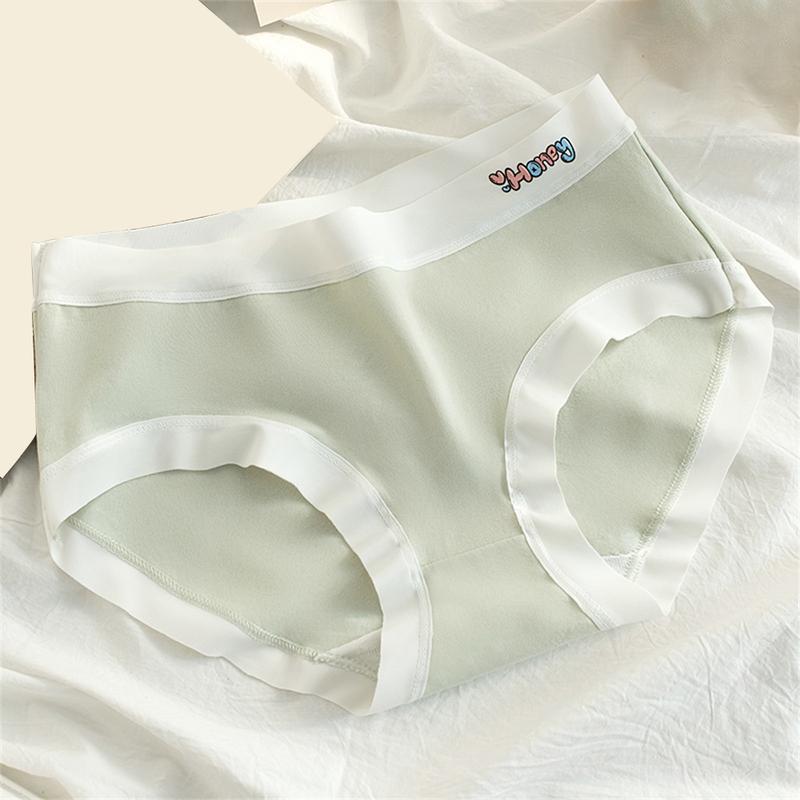Quần Lót Cạp Trung Cho Bé Gái, Chất Liệu Cotton, Lưng Vừa, Đáy Quần Cotton Kháng Khuẩn 7A, Thoải Mái Và Thoáng Khí, Không Đánh Dấu, Thích Hợp Cho Phụ Nữ, Hàng Mới Về 2024 8