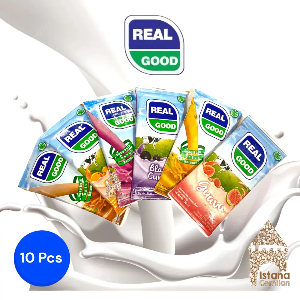 10 Pcs - Real Good Mini Susu UHT 50 ML