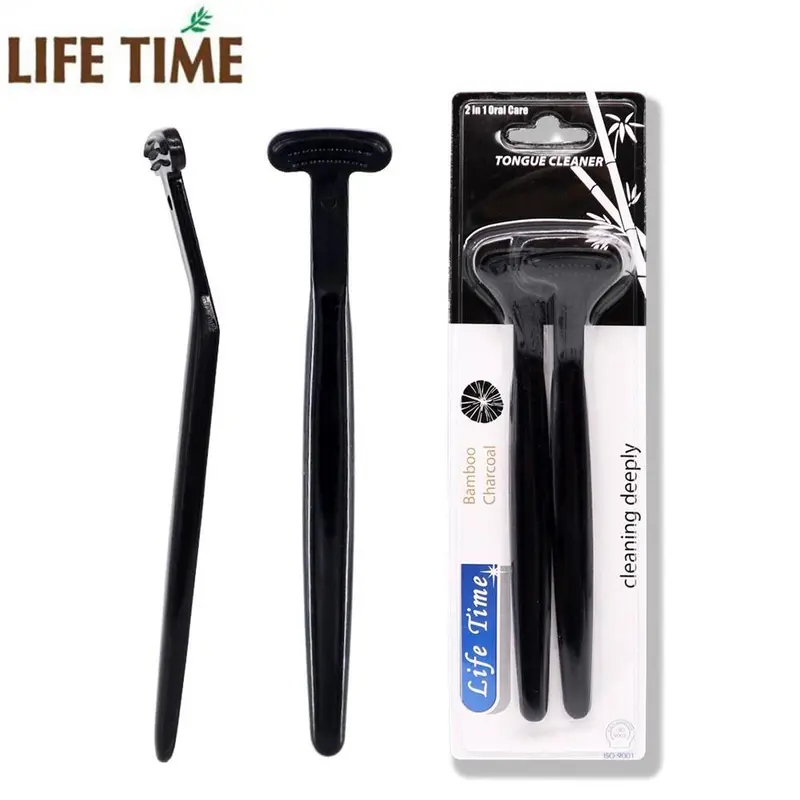 Bộ 2 Cây Cạo Lưỡi, Rơ Lưỡi Life Time Thông Minh,Làm Sạch Các Mảng Bám Ở Lưỡi, Cải Thiện Hơi Thở, Đánh Bay Mùi Dụng Cụ Vệ Sinh Lưỡi Xịt Thơm Miệng Xịt Miệng Súc Miệng Nước Súc Miệng 0