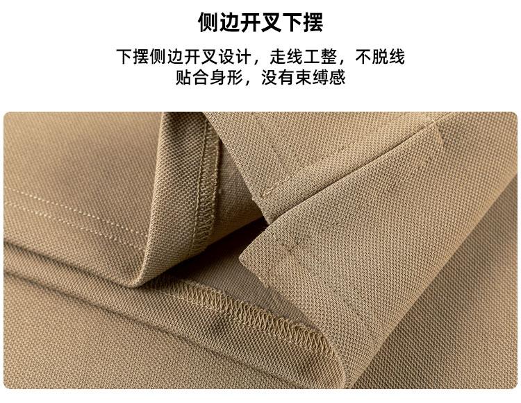 Product Introduction of Basic three colors! 290g heavy polo short-sleeved t-shirt, summer solid color loose lapel top is simple and comfortable 7