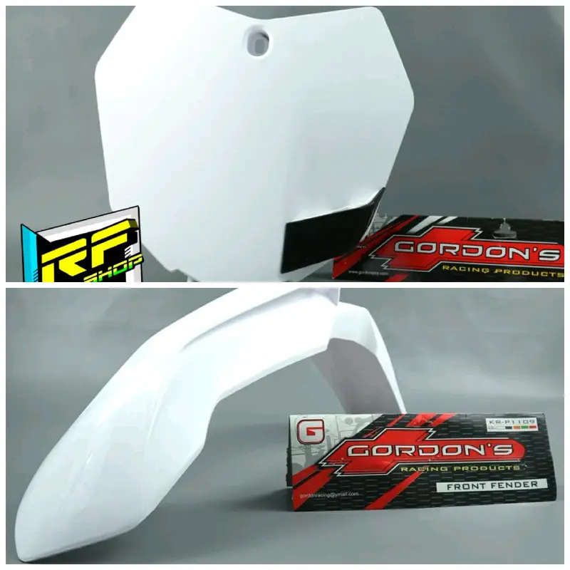 PAKET SPAKBOR DEPAN DAN PAPAN NOMOR  KLX 150 GORDON 4