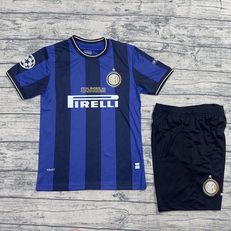 QUẦN ÁO BÓNG ĐÁ CÂU LẠC BỘ INTER MILAN - BẢN RETRO 2010 - VẢI GAI THÁI CAO CẤP aoretro real madrid