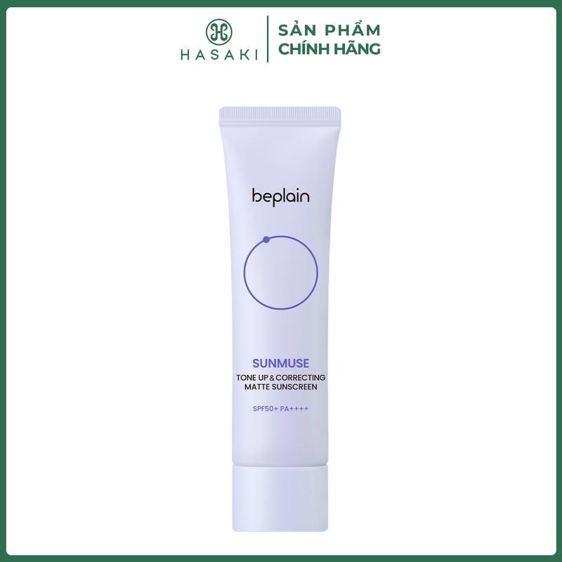 Kem Chống Nắng Beplain Nâng Tông, Kiềm Dầu Mịn Lì 50ml | HASAKI BEAUTY Skincare Nữ