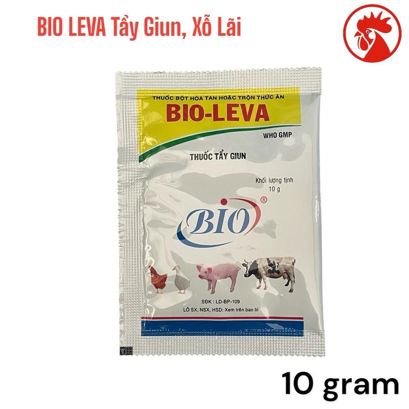 Bio Leva 10gr thuốc tẩy giun sổ lãi cho gia súc gia cầm