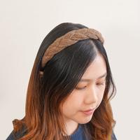 Gambar Ataru Bando Thick Knit Braid - Cokelat Headband Bando Stylish Aksesoris Kepala Fashion Wanita dari Ataru_NEW Kab. Tuban 2 Tokopedia