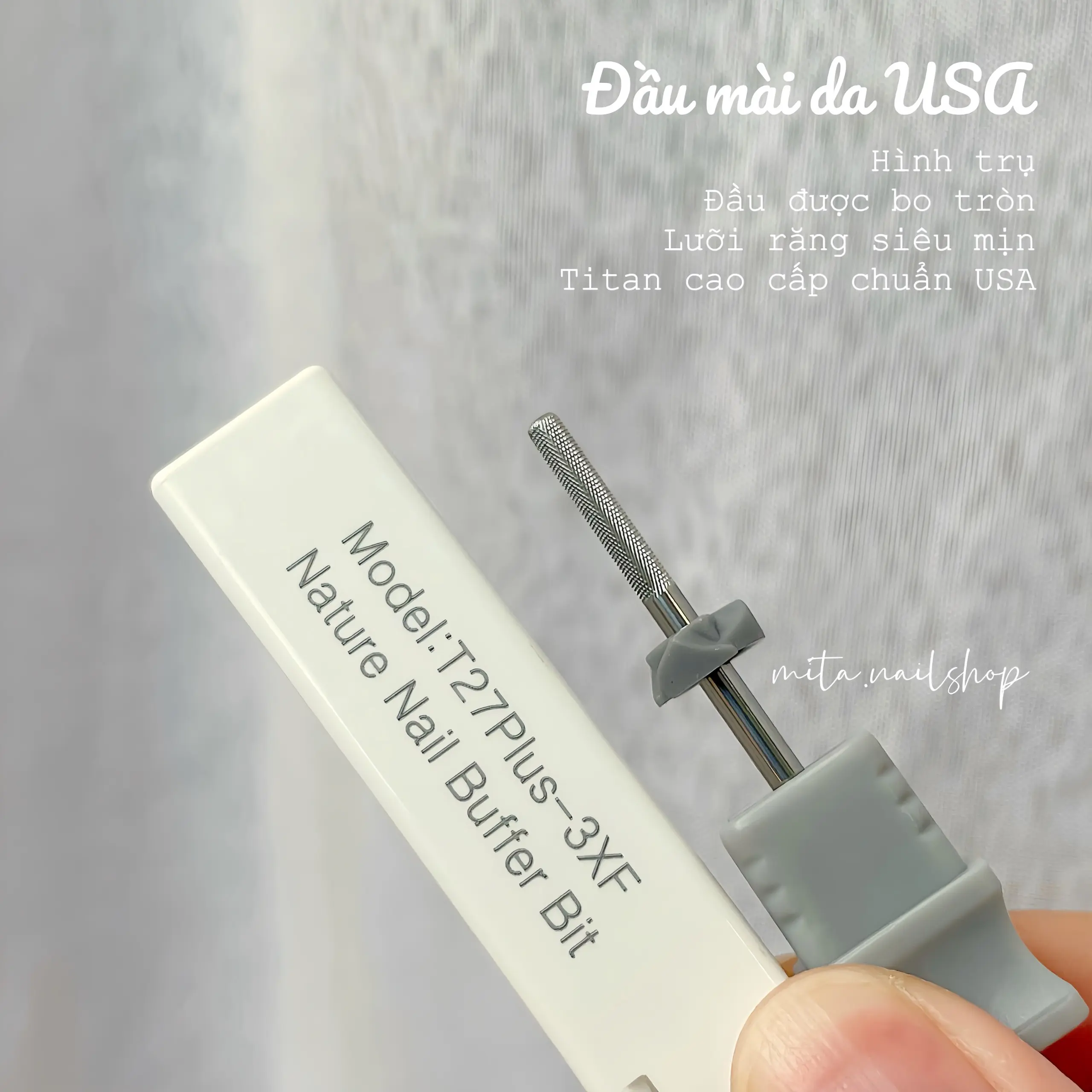 [Chuẩn xịn] Đầu mài da cuticle siêu sạch, không đau (không dùng để mài chân móng úp)