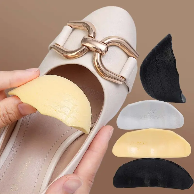 Đệm Ngón Chân Giảm Kích Thước Giày, Chất Liệu Xốp PU, Phích Cắm Đầu Ngón Chân, Đế Lót Chống Sốc Mềm Đàn Hồi, Chèn Giày Có Thể Cắt Được, Phụ Kiện Giày Bảo Vệ, Có Sẵn Trong 2 / 4 Cái 1