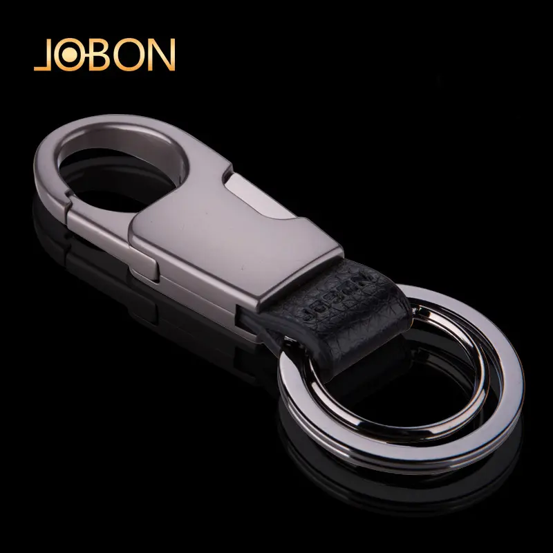 Móc Chìa Khóa Xe Hơi, Jobon Zhongbang, Treo Thắt Lưng Nam, Mặt Dây Chuyền Móc Chìa Khóa Đơn Giản, Móc Chìa Khóa Kim Loại, Quà Tặng Sáng Tạo 0