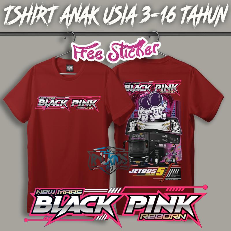 # Kaos Baju Anak Bis BL4CKP1NK jb5| FREE STICKER | Tshirt Bis Basuri | REAL PICT | COD Fashion 2