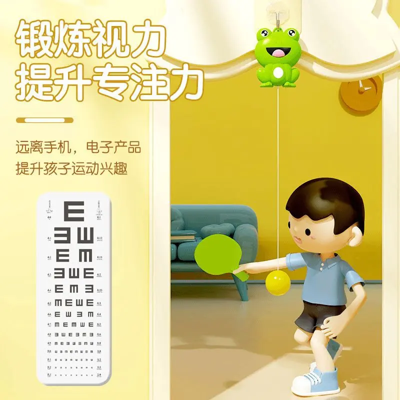 Huấn Luyện Viên Tập Bóng Bàn Treo, Dành Cho Trẻ Em, Vợt Bóng Bàn, Sử Dụng Trong Nhà, Dụng Cụ Phối Hợp Kích Thích Giác Quan Tại Nhà, Phối Hợp Tay-Mắt 2