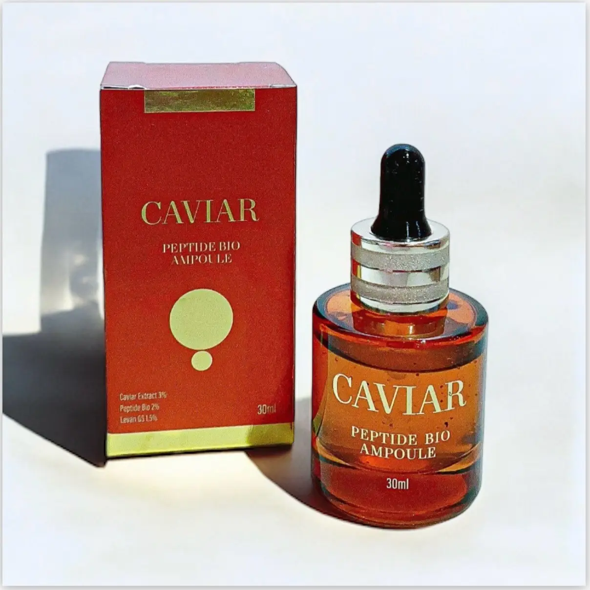 Serum Caviar, Serum dưỡng tinh chất tr.ứng cá tầm đen, giúp cấp ẩm,căng bóng, dùng cho tất cả các loại da, da dầu nhờn, da khô, da mỏng yếu và da nhạy cảm. Skincare Làm Đẹp Da Nữ  Trà