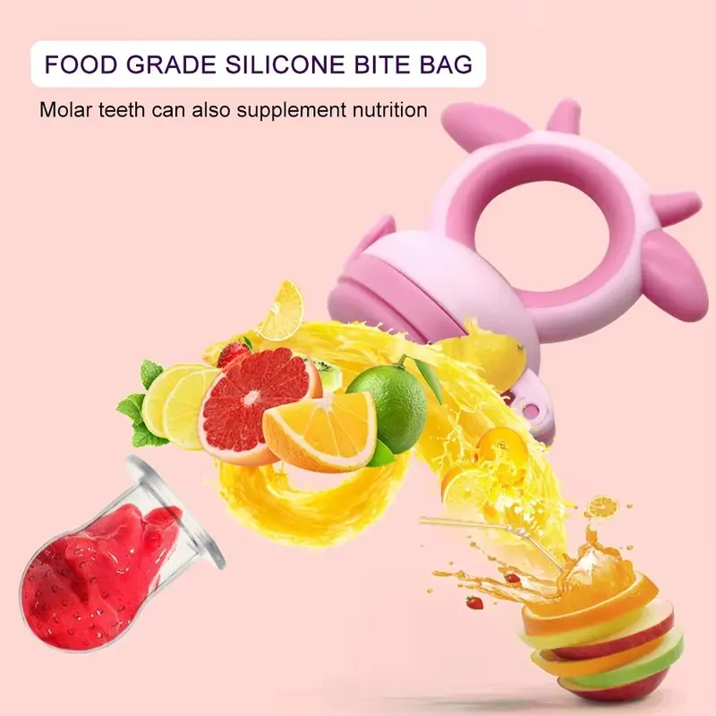 Empeng buah bayi premium model cow Baby fruit feeder Dot buah bayi MPASI 6