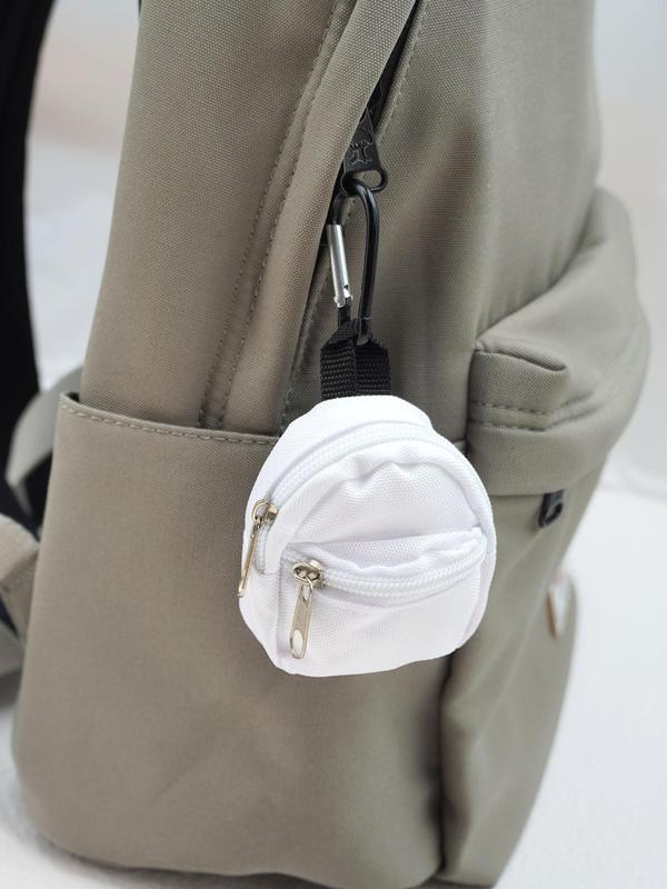 Mini Zipper Backpack Design Coin Purse Keychain,  Cute Novelty Keychain for Bag Charm & Car Keys, Summer Fashion Accessories for Women & Girls 2