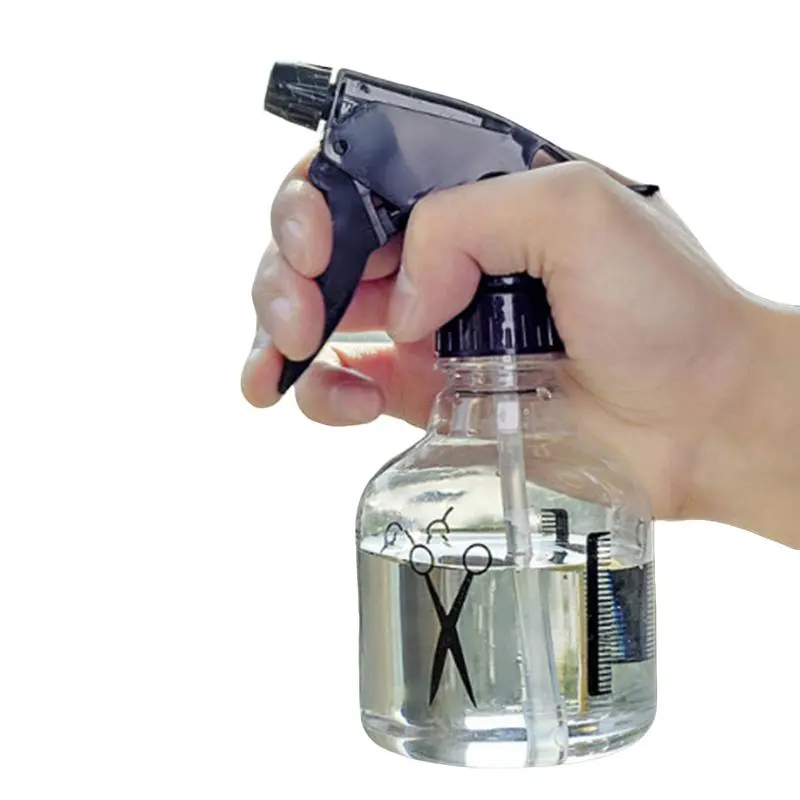 250ml Fine Mist Hair Spray Bottle, Refillable Mister Spray Bottle for Hair Style, Hairdressing, Salon Barber Barbershop, Moisturizing Water Spray Bottles, Hair Products, Mist Skincare Tools