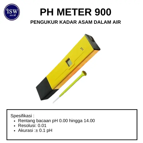 PH Meter Digital | PH Meter 900 | Alat Ukur Tingkat Keasamaan di Air