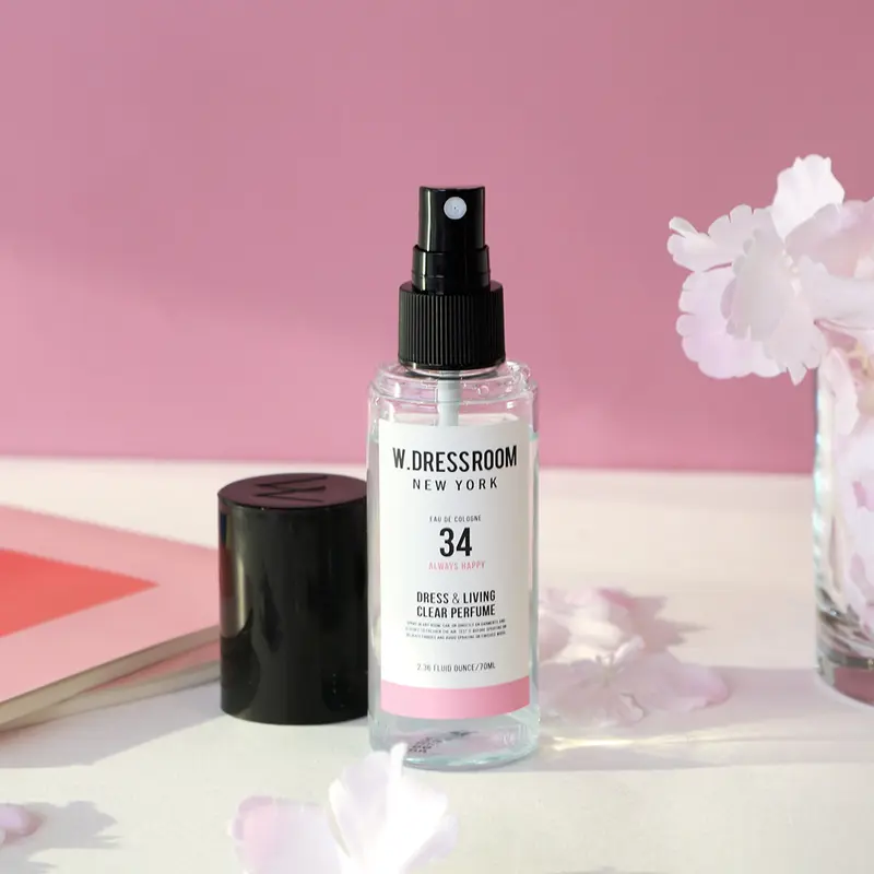 W DRESSROOM Dress & Living Clear Perfume No. 34 Always Happy (70ml) -  Parfum Korea BTS 1