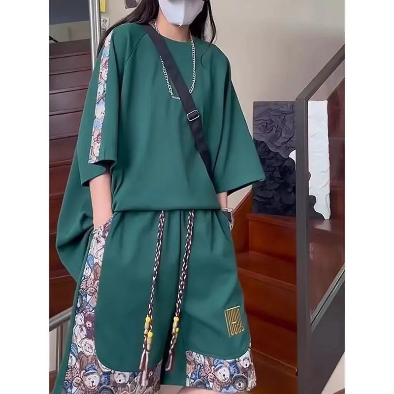 Bộ Đồ Cặp Đôi, Phong Cách Mùa Hè Hàn Quốc, Dopamine Nam, Thể Thao Đi Chơi, Cổ Điển Trung Quốc, Thoáng Khí Và Rộng Rãi, Khâu Thời Trang, Bộ Đồ Hai Mảnh, Mỹ Thường Ngày Nhỏ Xu Hướng Mới, Dễ Phối Đồ, Thời Trang