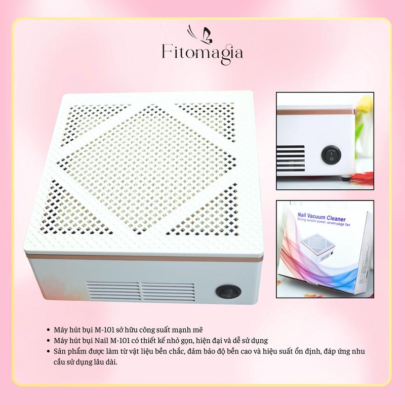 [GIÁ SỐC TRONG PHIÊN LIVE]Máy Hút Bụi Làm Nail M101 - Máy hút bụi móng tay cao cấp, chạy rất êm và khỏe