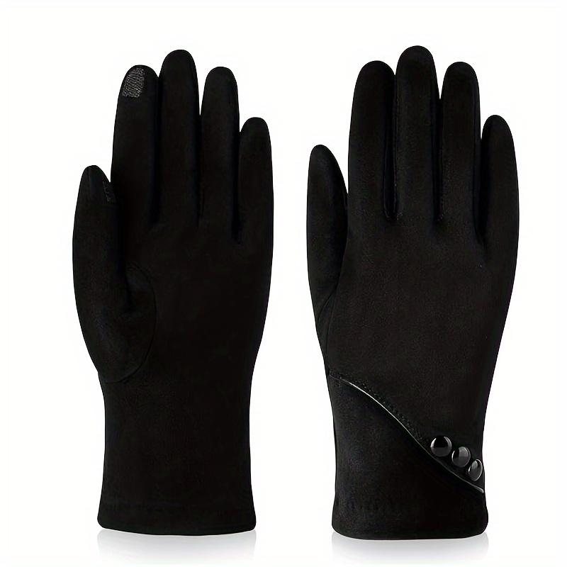 Women's Waterproof Winter Outdoors Sports Gloves, Touch Screen Compatible, Warm Insulation, Faux Fur Lining, Non-Retractable, Fingerless Design 6