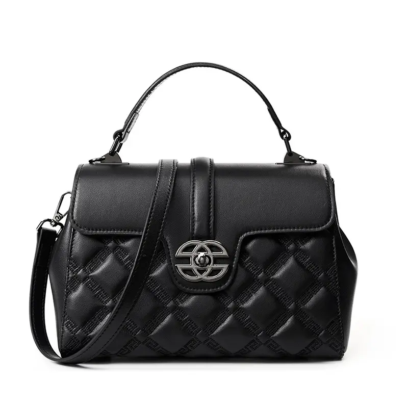 New Genuine Leather Bag for Women 2024 New Commuter Genuine Leather Women's Bag Large Capacity Mom Bag Messenger Bag High Sense Handbag samo  bag handbag  women