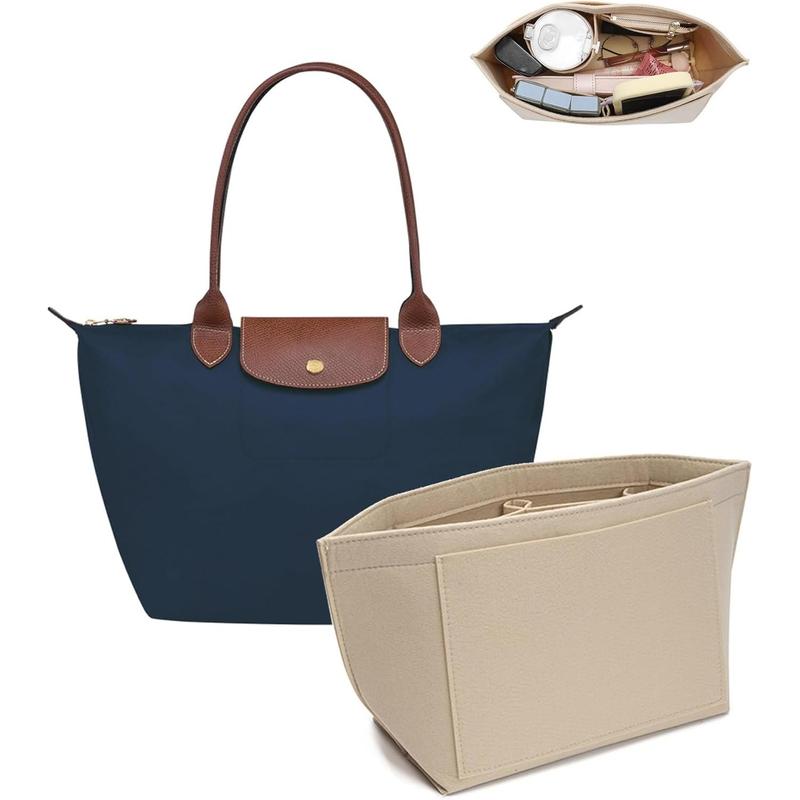 Chispee Purse Organizer Insert Felt Bag Organizer For Longchamp Small