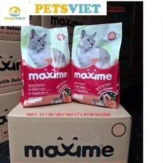Maxime 1,2kg-Thức ăn cho mèo mọi lứa tuổi-Maxime cá hồi-cá ngừ 1,2kg -hạt cho mèo <petsviet>