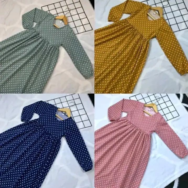 GAMIS ANAK POLKADOT TERBARU