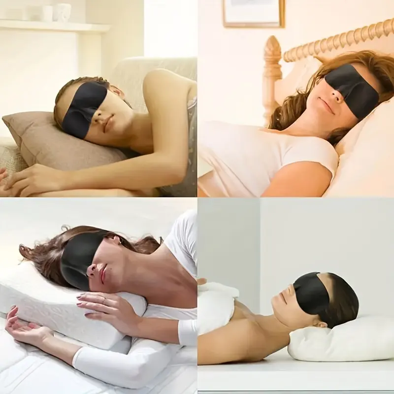 Mặt Nạ Mắt Ngủ, Thiết Kế 3D, Dành Cho Phụ Nữ Và Nam Giới, Mặt Nạ Ngủ Hình Máy Bay, Dụng Cụ Làm Đẹp Thư Giãn Mắt, Mềm Mại Và Thoải Mái, Đồ Dùng Cần Thiết Khi Đi Du Lịch, 1 Cái 5