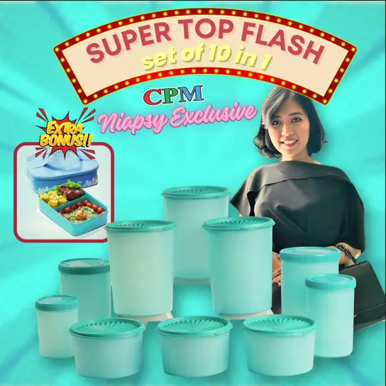 NiapsyXCPM paket toples lebaran claryn ruby set 10 in 1 ( ruby 1 set ,claryn s 3 claryn m 3 dan gratis lunch fit ) 3