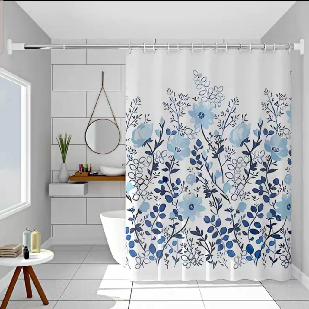 New Tirai Kamar Mandi 200x200cm Bahan PEVA