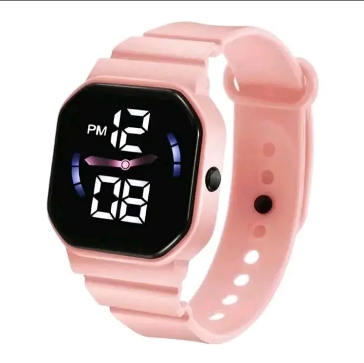 Jam Tangan Anak Led Digital Pria dan wanita Rubber Fashion terkini Free Box