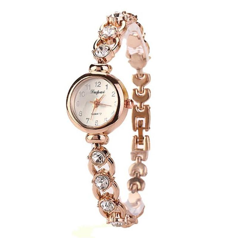 Product Introduction of Đồng Đồng Hồ Cổ Điển Thanh Lịch Cho Nữ, Đồng Đồng Hồ Đeo Tay Thạch Anh Zircon Cho Nữ, Đồng Đồng Hồ Mặt Số Nhỏ Pha Lê Cho Nữ Watch Women 6
