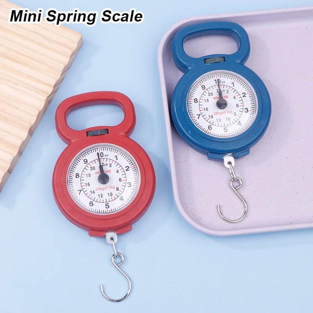 comeonn 1Pcs Durable 10kg Capacity Spring Scale Pointers Hook Mini ...