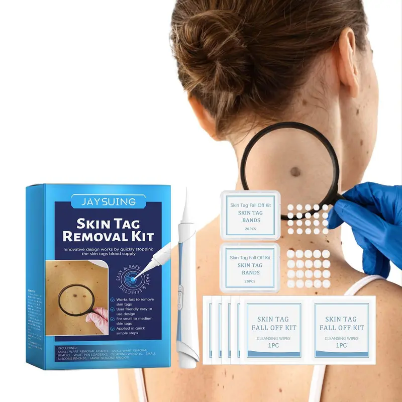 Double-ended Skin Tag Removal Kit, Gentle Skin Wart Removal Tool Set, Body Care Kit for Hand, Foot, Face, Beauty & Personal Care Product 4