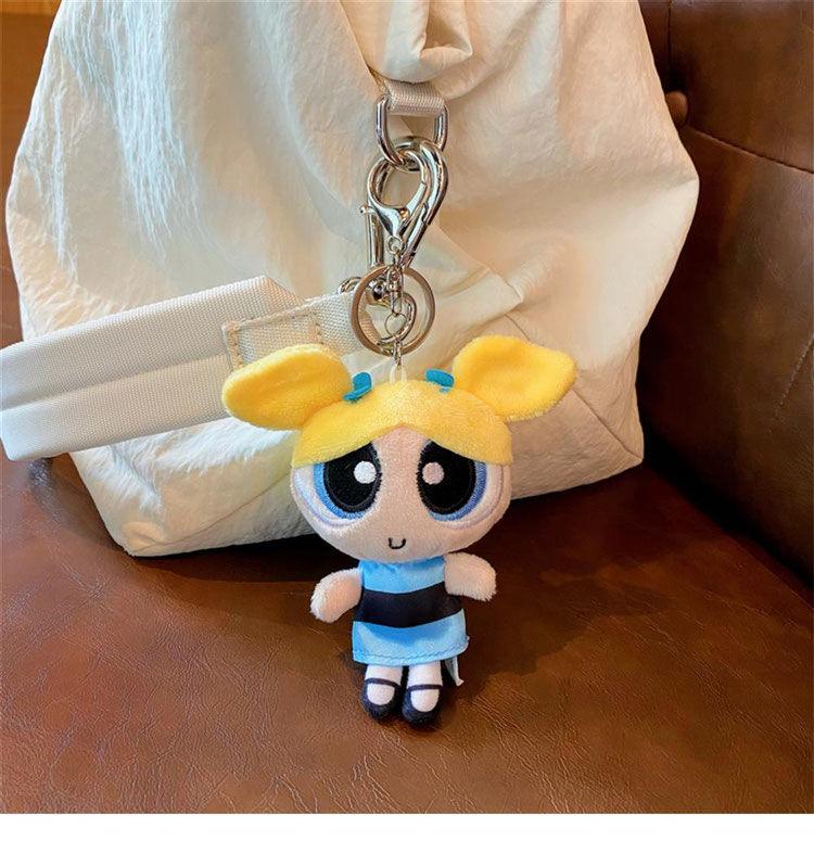 Product Introduction of พวงกุญแจรถตุ๊กตา The Powerpuff Girls, จี้แพ็คเกจ, การ์ตูนยอดนิยม, ตุ๊กตาเด็กผู้หญิง, เสน่ห์กระเป๋า, ของขวัญน่ารัก 15